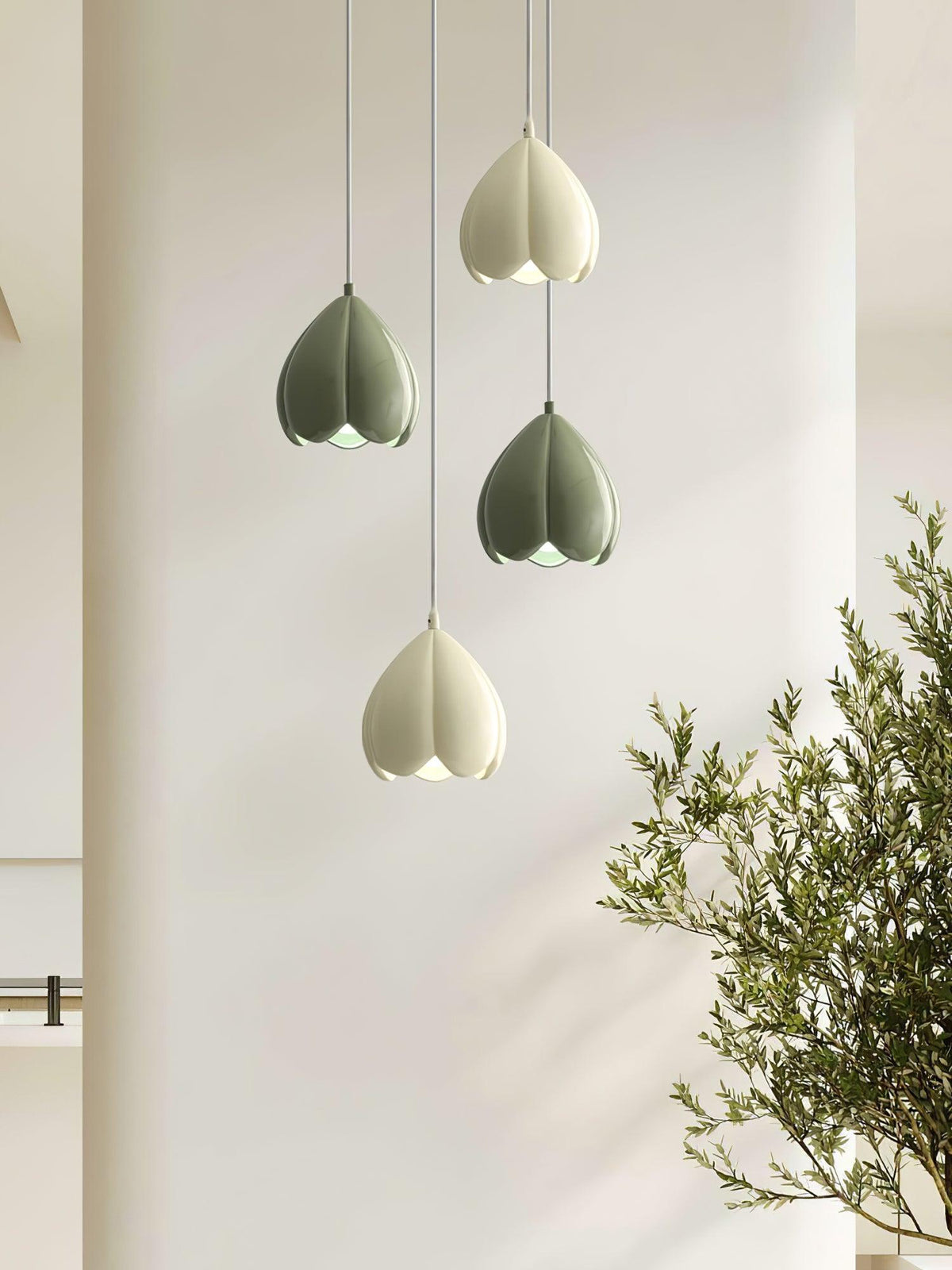 Flower Bud Pendant Light – Modern Minimalist Ceiling Lamp for Bedroom, Dining Room, Kitchen