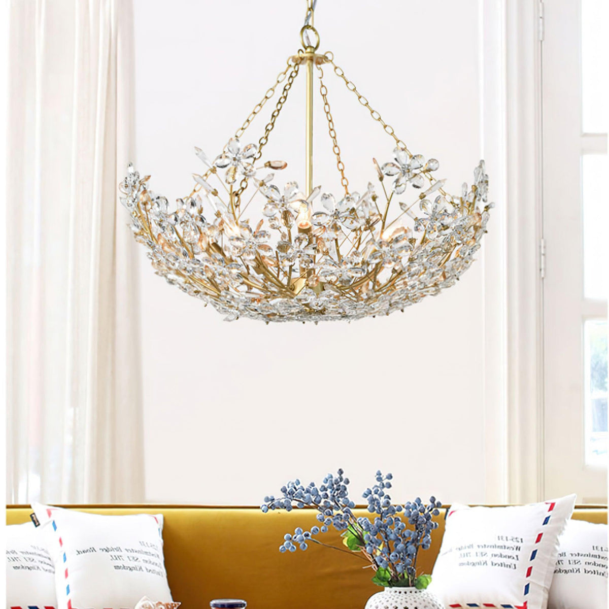 flower-cluster-chandelier