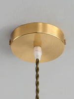 Flower Petal Glass Pendant Light