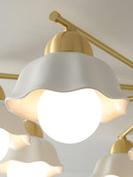 flower-shade-brass-chandelier
