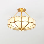 Flower Shape Glass Ceiling Light