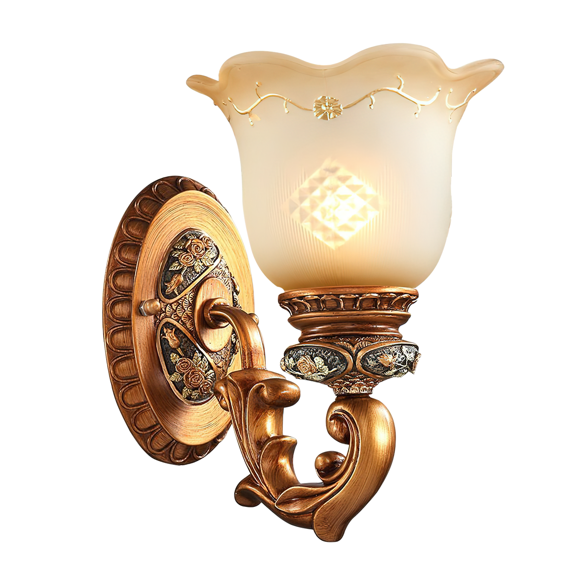 Flower Shaped Wall Light