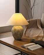 Fluted Ceramic Table Lamp
