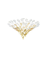 Flying Leaves Crystal Chandelier – Modern Handblown Glass Pendant Light for Dining Room and Living Room
