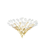 Flying Leaves Crystal Chandelier – Modern Handblown Glass Pendant Light for Dining Room and Living Room