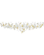 Flying Leaves Crystal Chandelier – Modern Handblown Glass Pendant Light for Dining Room and Living Room