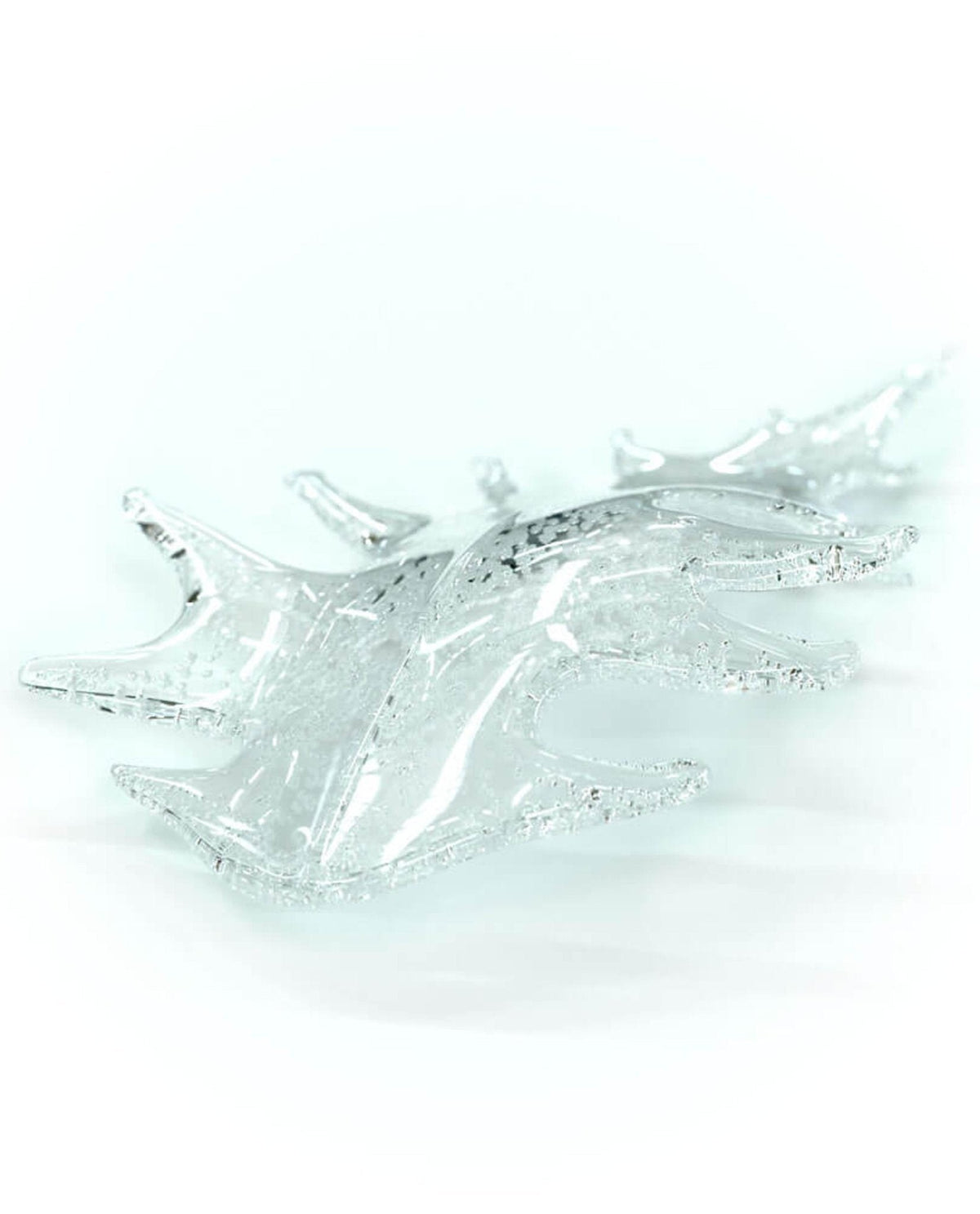 Flying Leaves Crystal Chandelier – Modern Handblown Glass Pendant Light for Dining Room and Living Room