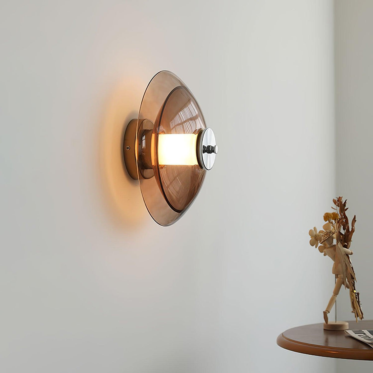 Flying Saucer Plug In Wall Light