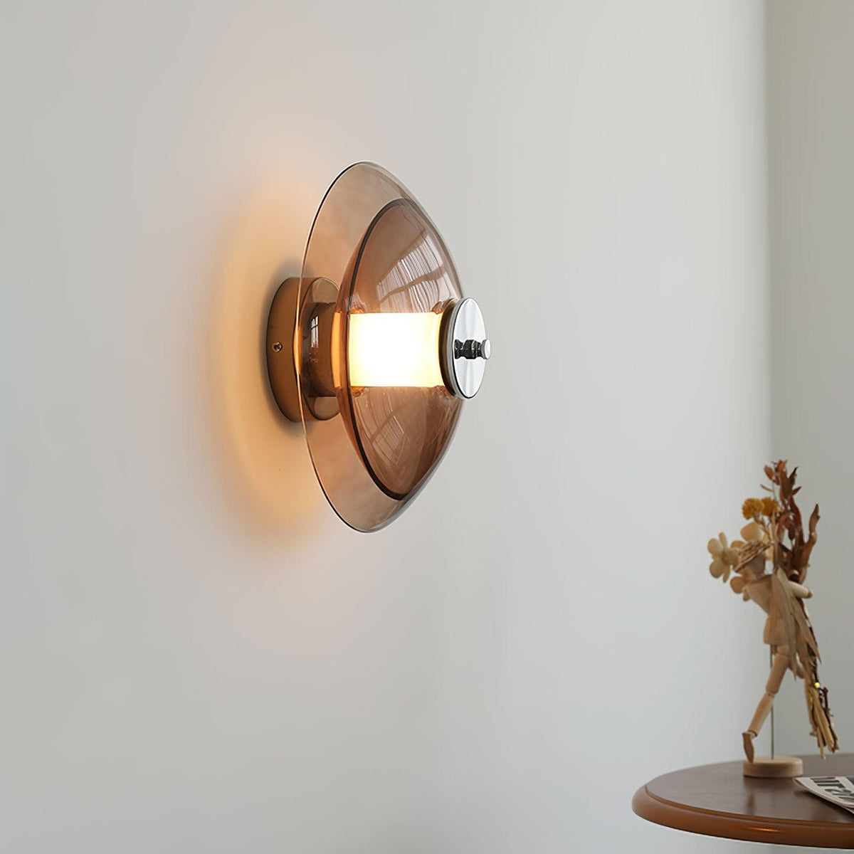 Flying Saucer Plug In Wall Light