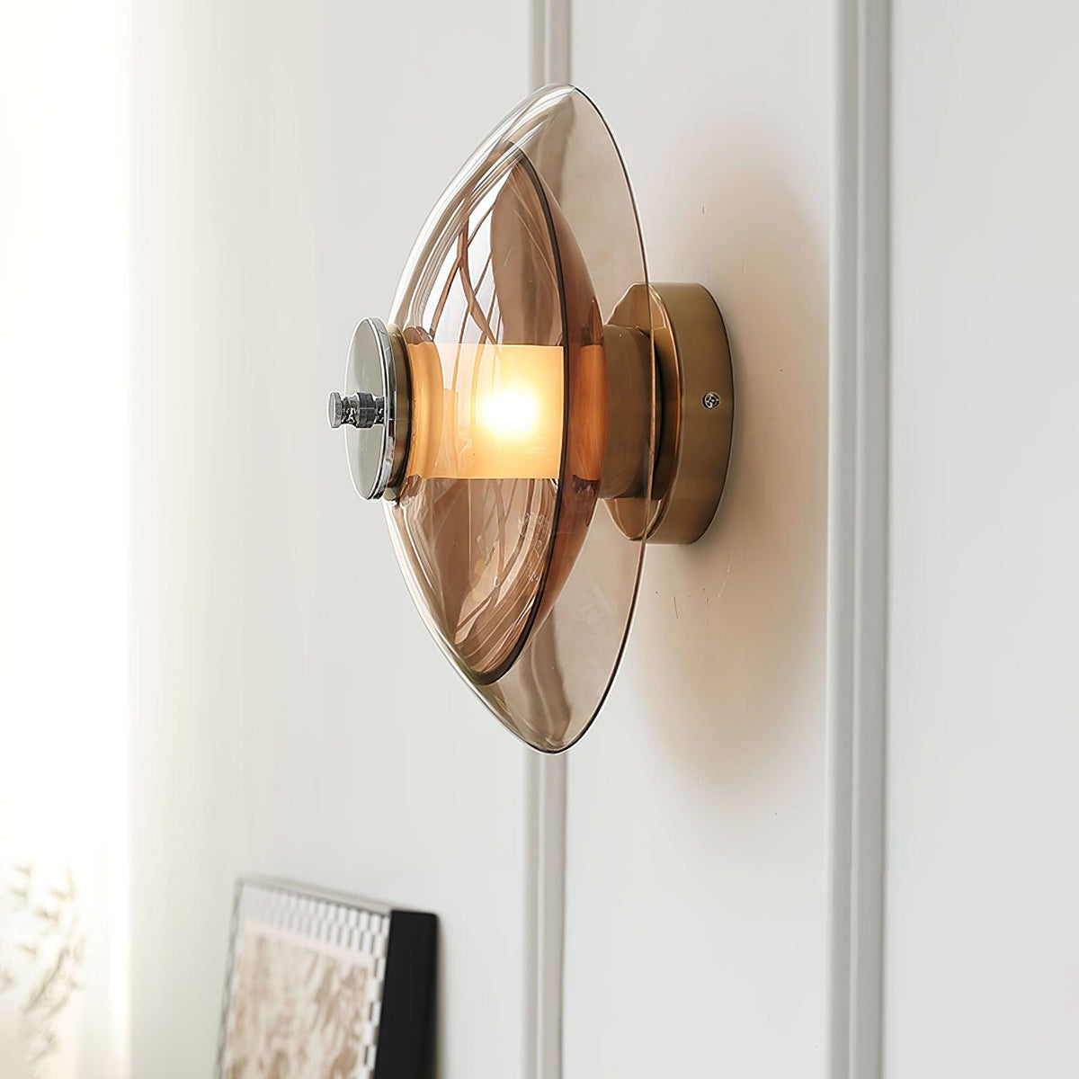 Flying Saucer Plug In Wall Light