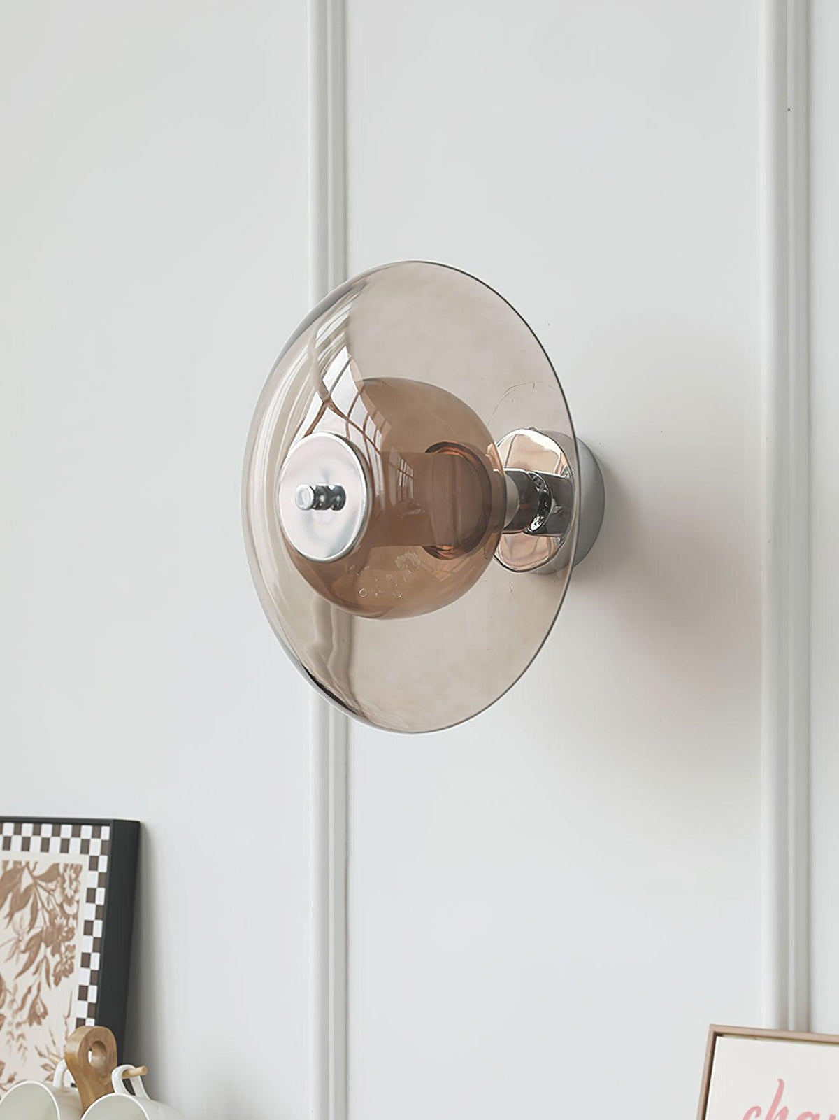 Flying Saucer Plug In Wall Light