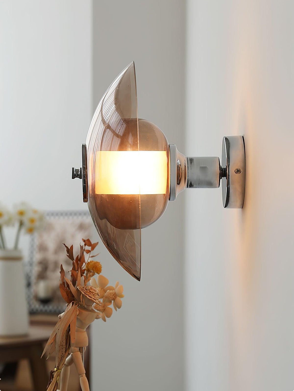 Flying Saucer Plug In Wall Light
