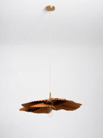 folded-leaf-lotus-chandelier