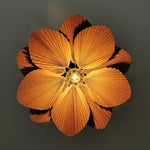 folded-leaf-lotus-chandelier