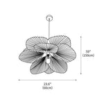 folded-leaf-lotus-chandelier