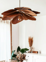 folded-leaf-lotus-chandelier