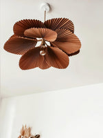folded-leaf-lotus-chandelier