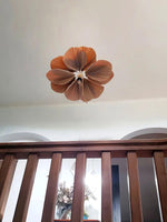 folded-leaf-lotus-chandelier