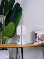 Portable Glass Charging Table Lamp