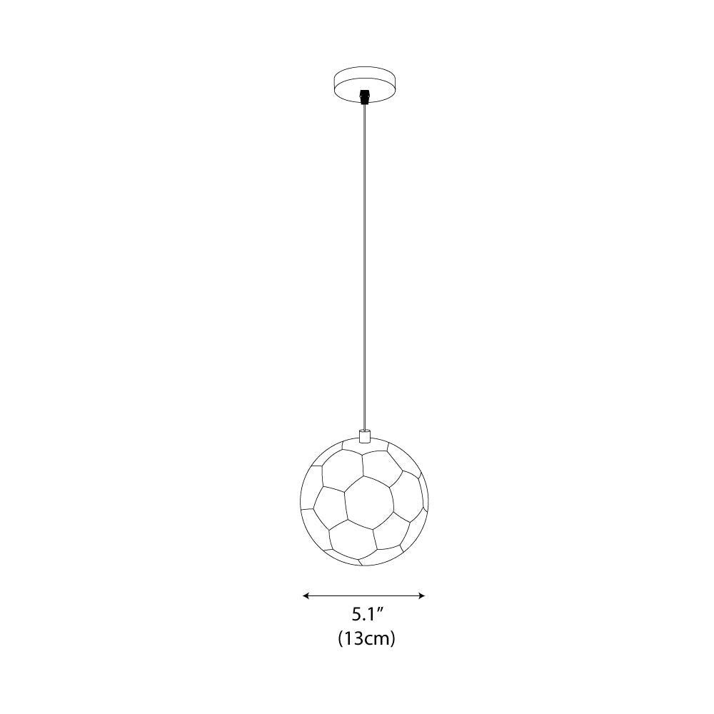 football-pendant-light