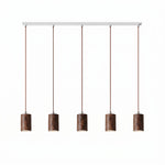 Forma Wood Pendant Lamp – Sculpted Solid Wood, Modern Minimalist Lighting