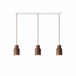 Forma Wood Pendant Lamp – Sculpted Solid Wood, Modern Minimalist Lighting