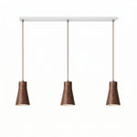 Forma Wood Pendant Lamp – Sculpted Solid Wood, Modern Minimalist Lighting