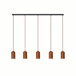 Forma Wood Pendant Lamp – Sculpted Solid Wood, Modern Minimalist Lighting