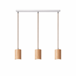 Forma Wood Pendant Lamp – Sculpted Solid Wood, Modern Minimalist Lighting