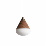Forma Wood Pendant Lamp – Sculpted Solid Wood, Modern Minimalist Lighting