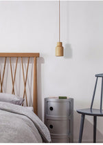 Forma Wood Pendant Lamp – Sculpted Solid Wood, Modern Minimalist Lighting