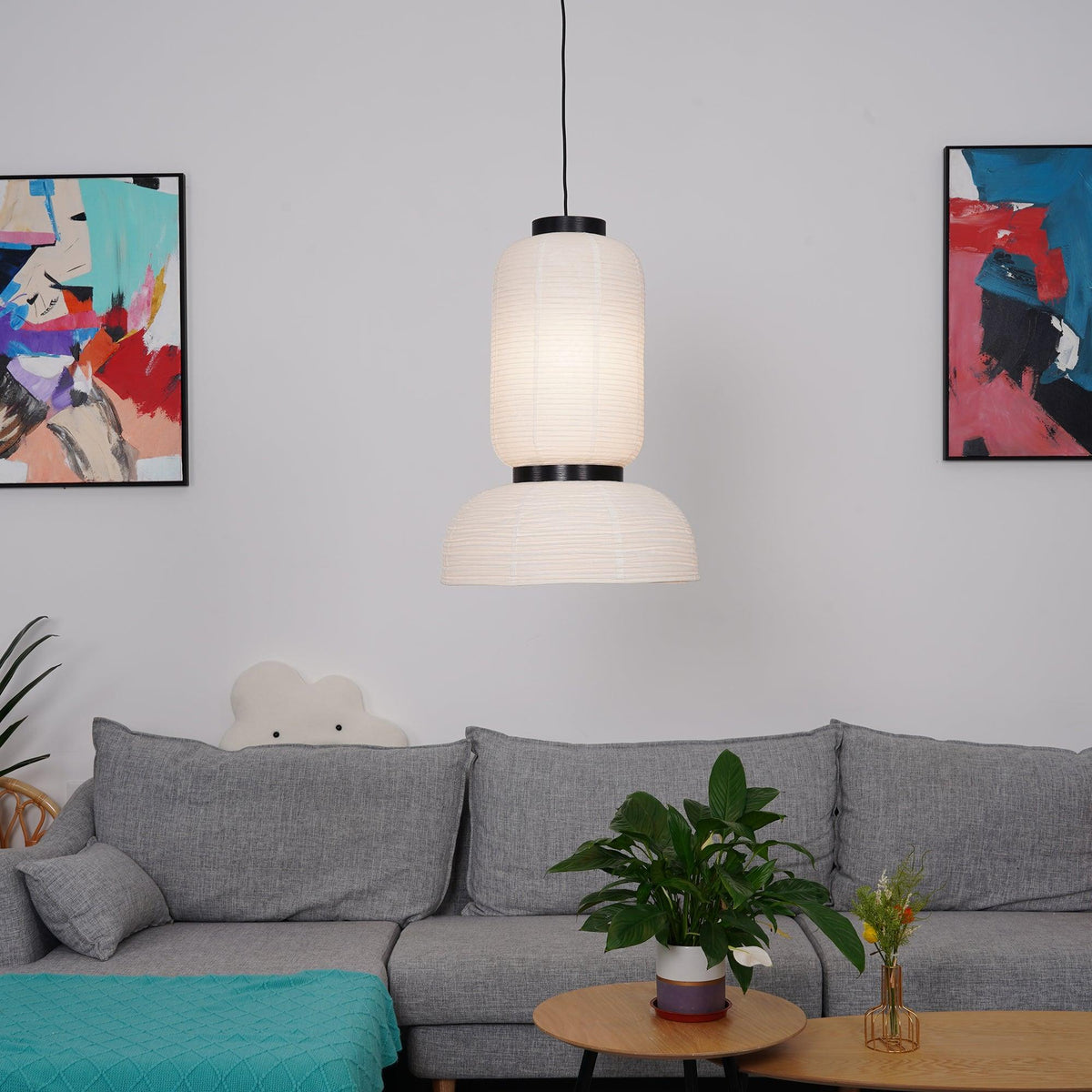 Rice Paper Lantern Pendant Lamp