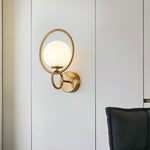 Fort Halo Gold Wall Light