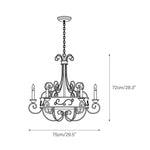 franklin-rust-candlestick-chandelier