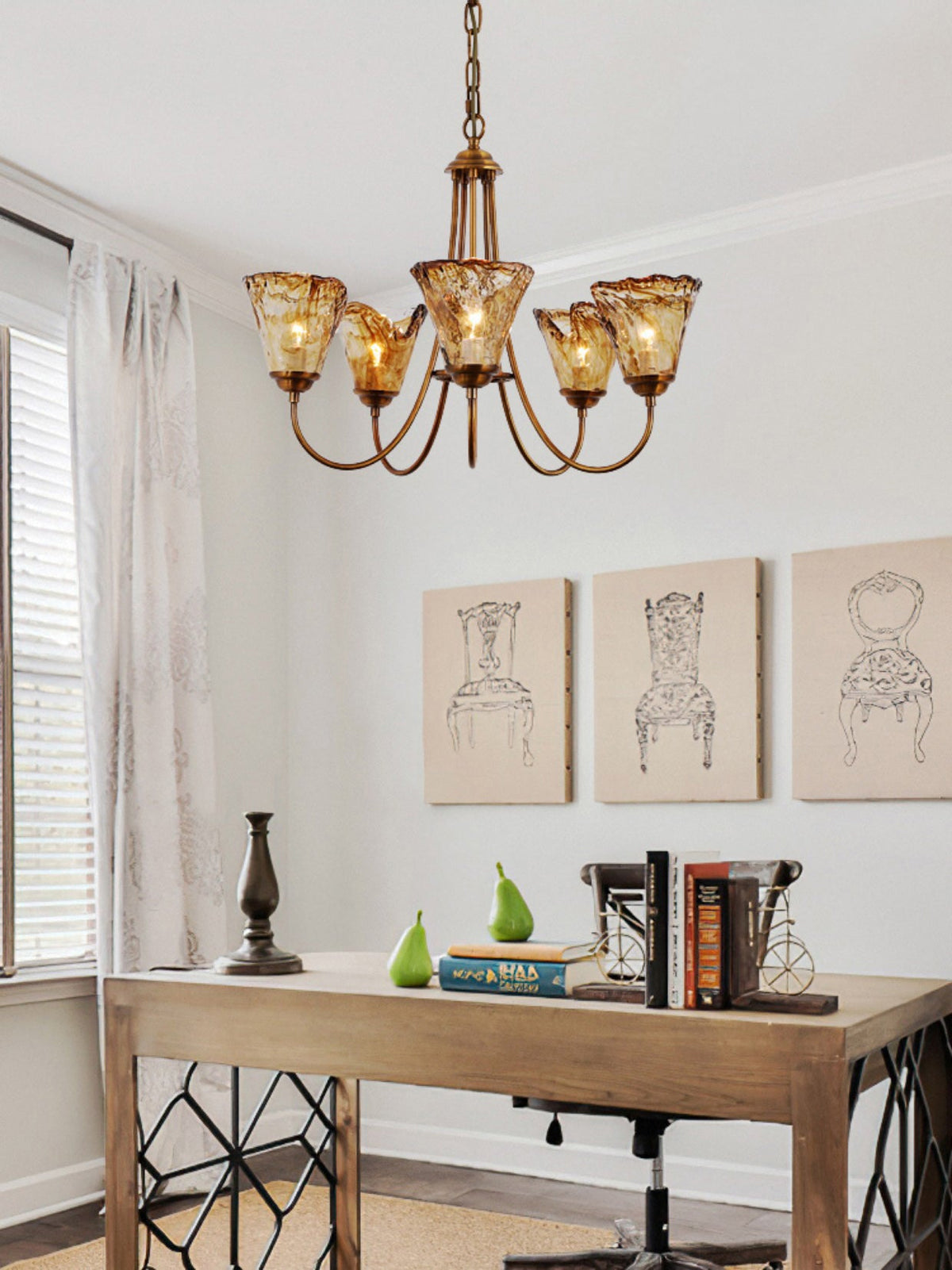 franklin-amber-chandelier
