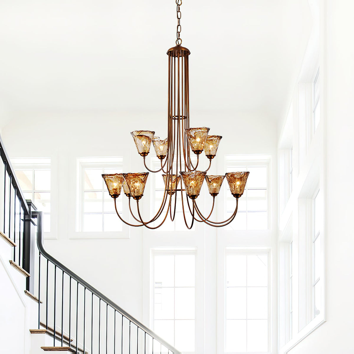franklin-amber-chandelier
