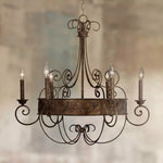 franklin-rust-candlestick-chandelier