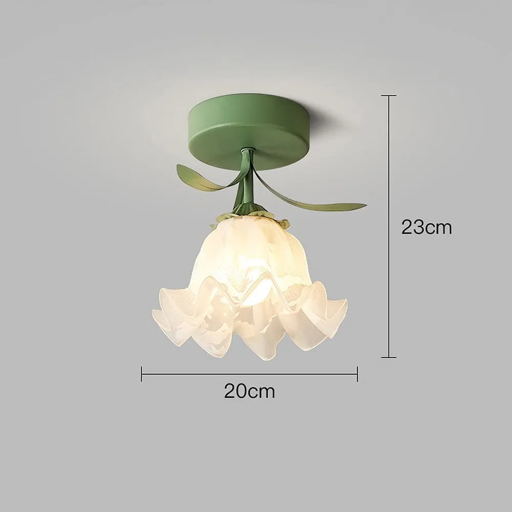 French Style Cream Colored Balcony Entrance Ceiling Light For The Hallway