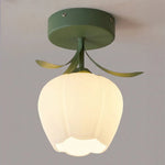 French Style Cream Colored Balcony Entrance Ceiling Light For The Hallway