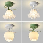 French Style Cream Colored Balcony Entrance Ceiling Light For The Hallway