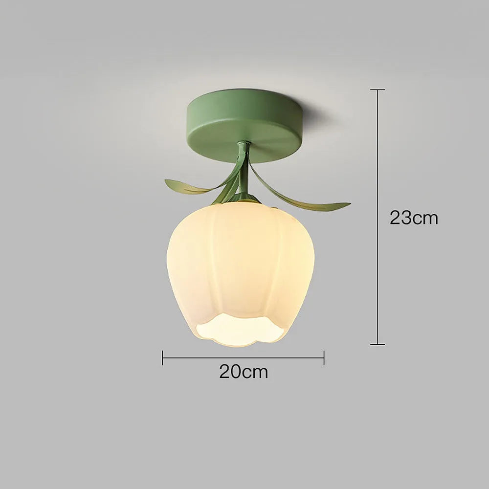 French Style Cream Colored Balcony Entrance Ceiling Light For The Hallway