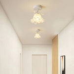 French Style Cream Colored Balcony Entrance Ceiling Light For The Hallway
