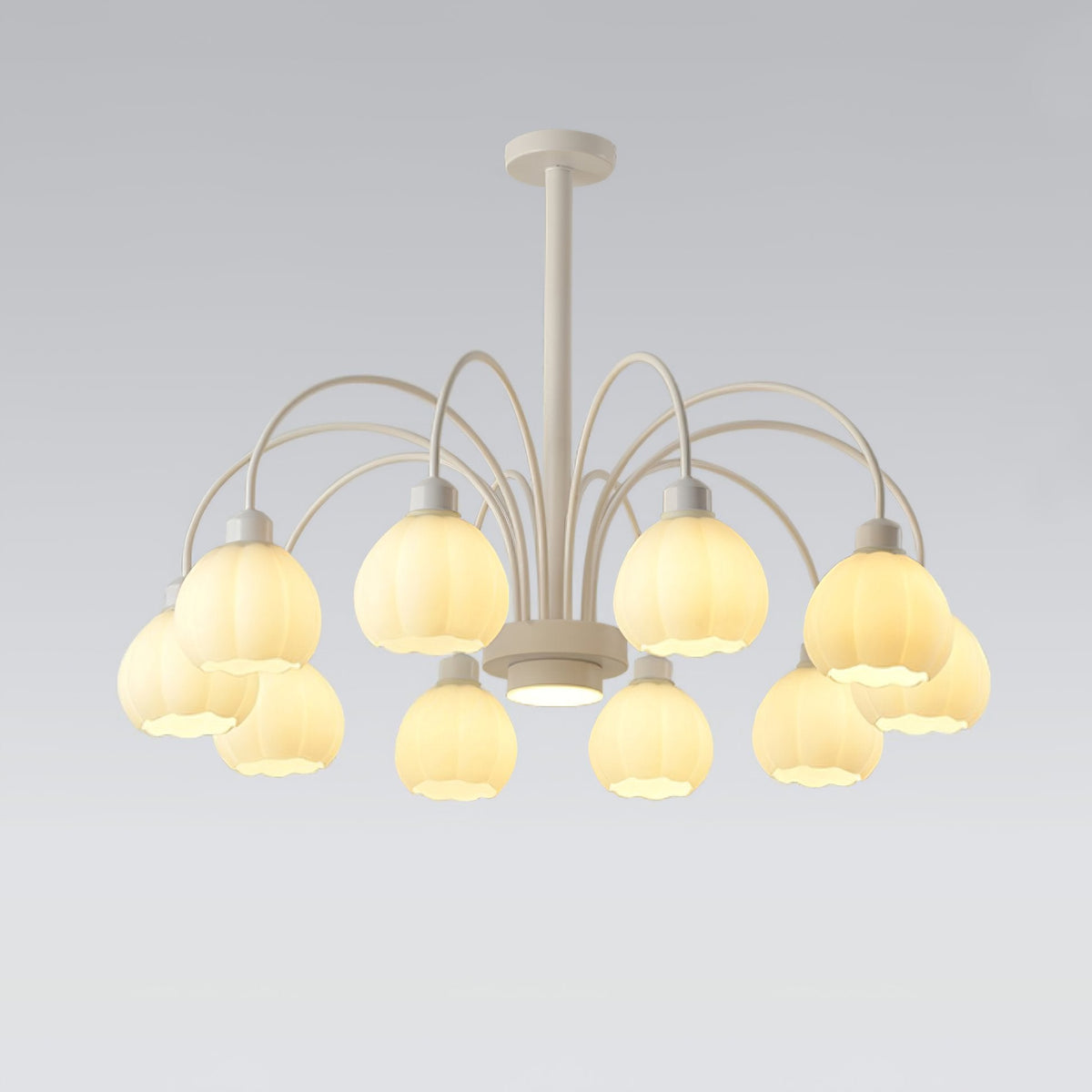 French Cream Bud Chandelier