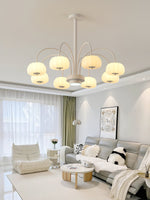 French Cream Pumpkin Chandelier