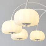 French Cream Pumpkin Chandelier
