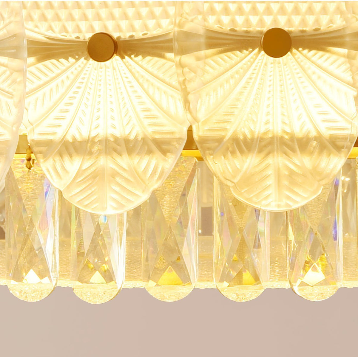French Retro Crystal Ceiling Lamp