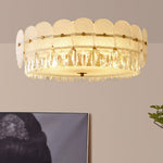 French Retro Crystal Ceiling Lamp
