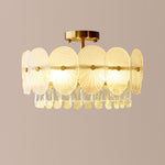 French Retro Crystal Ceiling Lamp