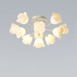 French Romantic Rose Ceiling Lamp