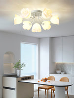 French Romantic Rose Ceiling Lamp